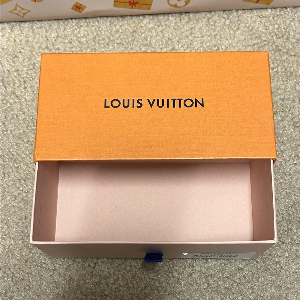 Louis Vuitton Orange Box with Pink Interior